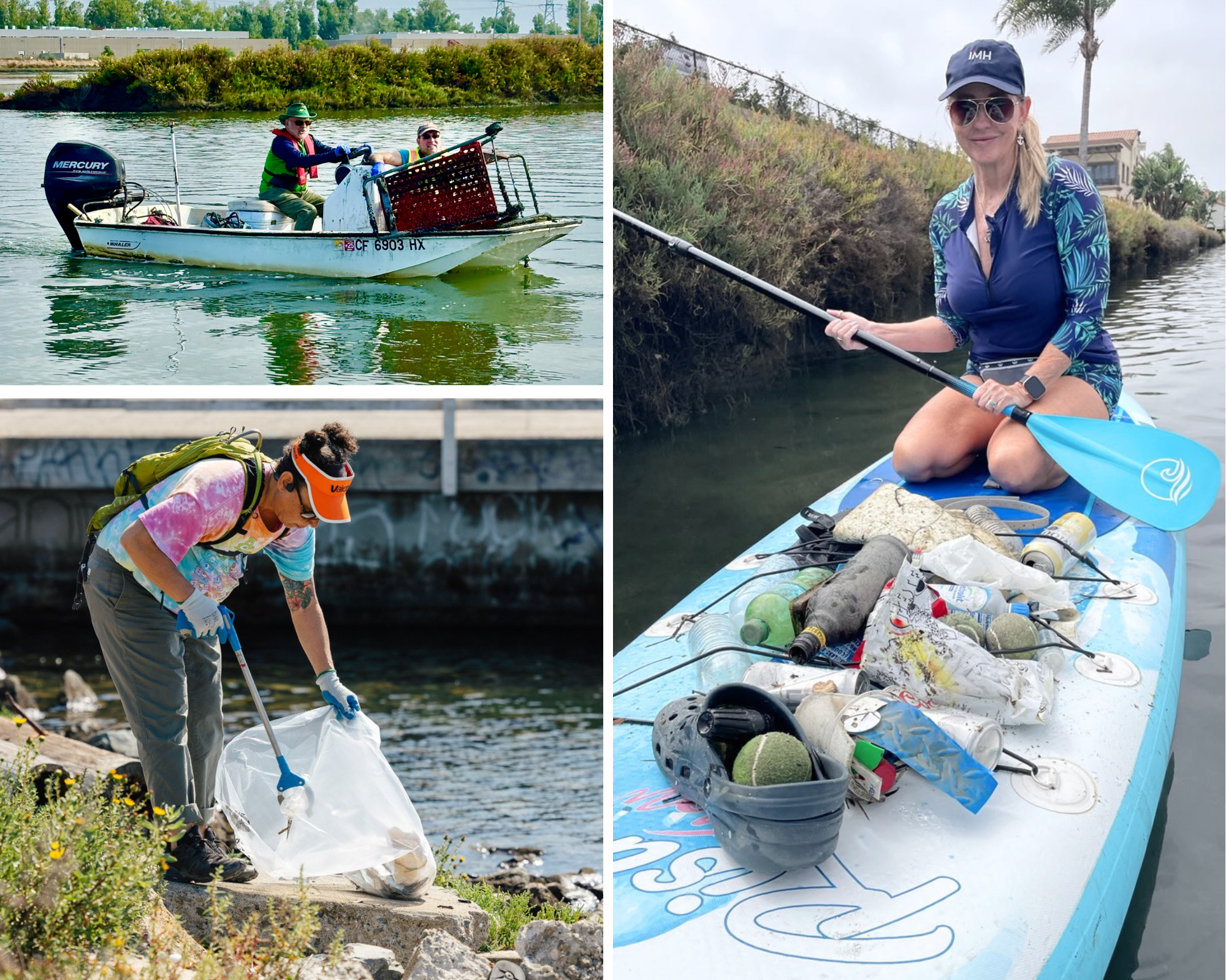 Volunteers removing trash during last year's Coastal Cleanup Day